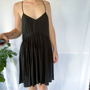 Mini tank top little black dress, in a size medium from Express. Babydoll style